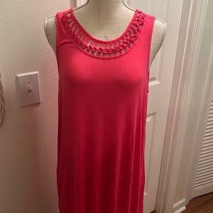 Charlie Paige hot pink sun dress